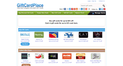 Desktop Screenshot of giftcardplace.com